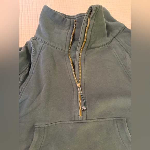 lululemon athletica Green Scuba Zip-Up Sweater - Picture 2 of 5